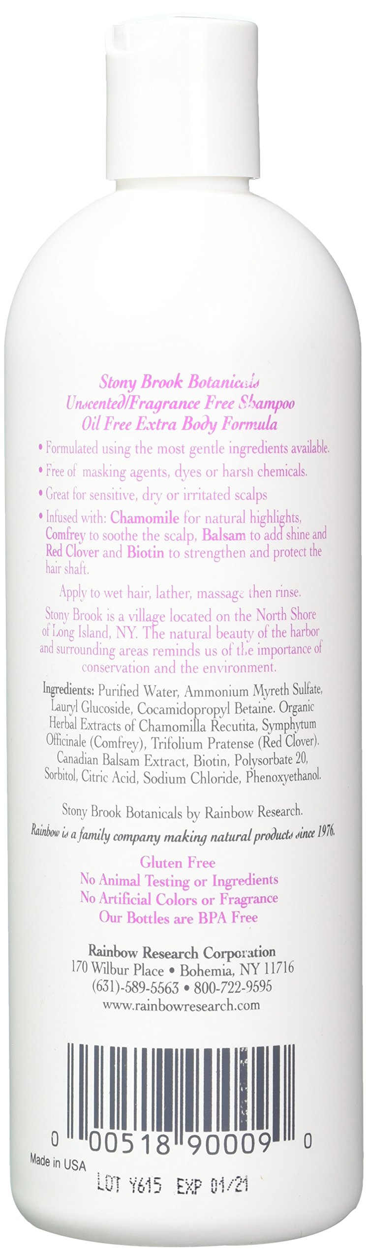 Stoney Brook Shampoo,UNSCENTED, 16 FZ- 3 Pack