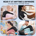 Heated Shoulder Brace for Women Men, Shoulder Massager Shoulder Heating Pad for Neck and Shoulder Deep Issue