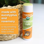 oogiebear Baby Breathing Rub, Made with Naturally Soothing Eucalyptus & Rosemary, USDA Organic Safe for Babies 3 Months & Older,