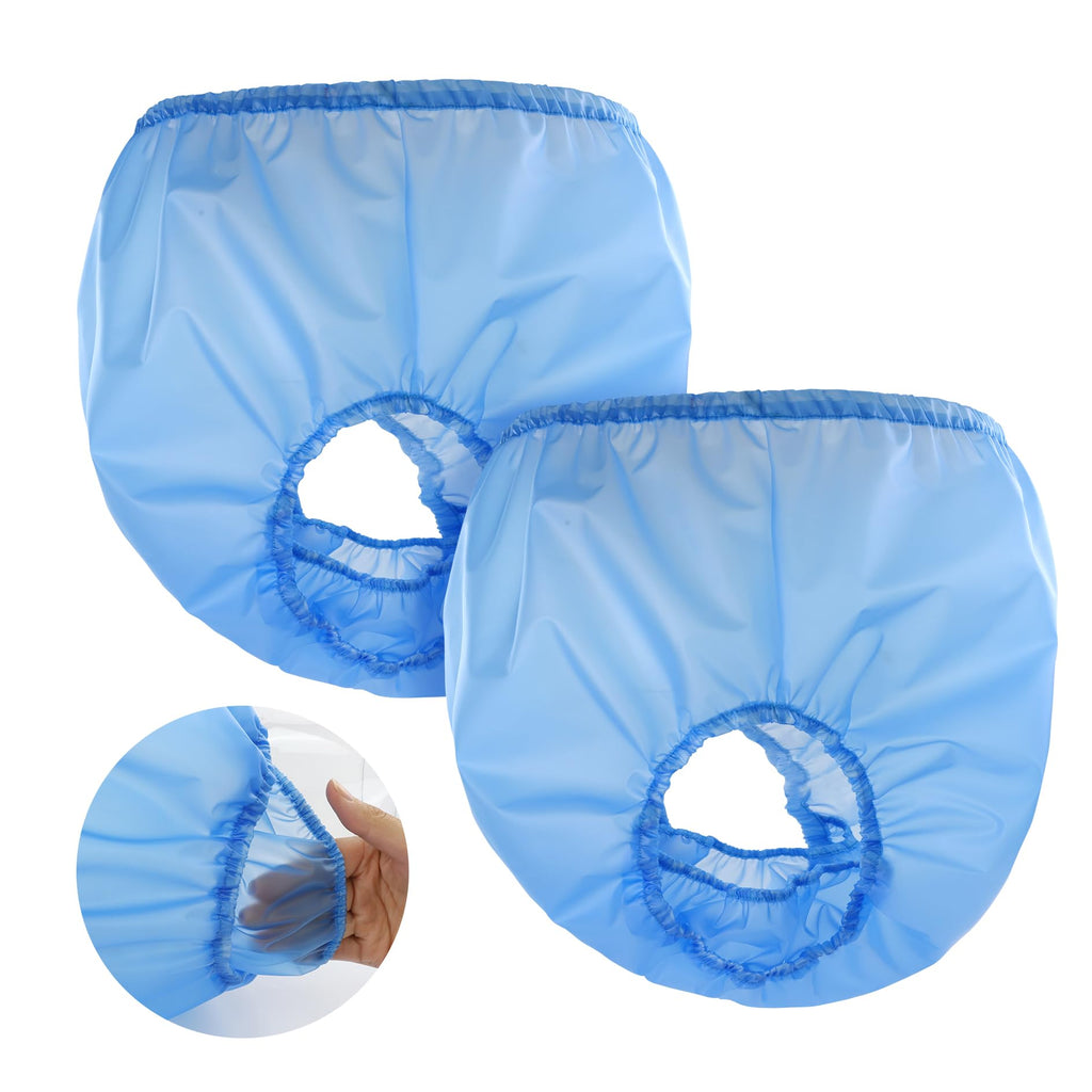 Florith Unisex Washable Adult Diaper Cover, Rubber Plastic Pants Waterproof Reusable, Advanced Anti-Leak Side Protection, Breath