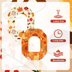 25pcs Adhesive Patches for Omnipod 5, Waterproof Breathable CGM Monitor Sensor Covers Fall Maple Leaf Design Glucose Overpatches