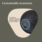 Therabody WaveSolo - Handheld Bluetooth Enabled Massage Device, Ultra Portable Vibration Therapy Ball w/QuietRoll Technology & 3