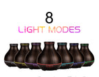 BZseed Aromatherapy Essential Oil Diffusers,2 PCS 550ml High Mist Output Humidifiers for Large Room, Home, Waterless Auto-Off, 7