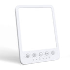 Magicteam Therapy Sun Lamp 10000 Lux LED White Warm Light with 10 Adjustable Brightness and 7 Timer with Memory Function and 2 F