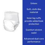 McKesson Ultra Adult Incontinence Underwear, [80 Count], Heavy Absorbency, Medium, 32-44 in. Unisex Bladder Leak Protection, Pul