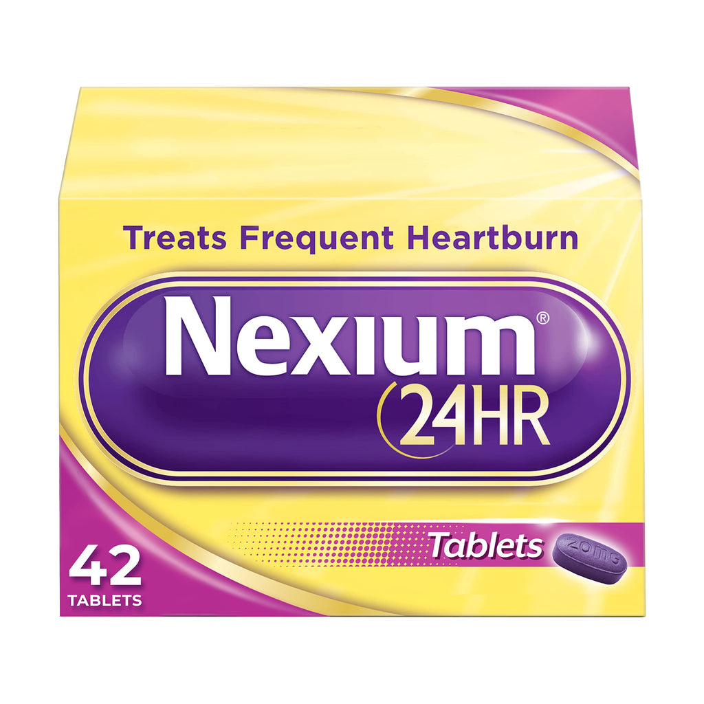 Nexium 24HR Acid Reducer Heartburn Relief Tablets for All-Day and All-Night Protection from Frequent Heartburn, Heartburn Medici