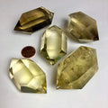 Natural Pure Smoky Citrine. Large Double terminated crystal. Healing crystal. Manipura chakra. Solar energy. Manifest dream Attr