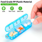 Monthly Pill Organizer, 31 Day Pill Dispenser 3 Times a Day with Small Pill Box, 4 Week Pill Container for Vitamins, Fish Oil, S