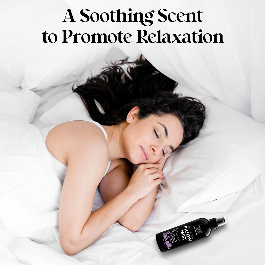 Aromasong Lavender Pillow Spray - All Natural Calming Linen & Bedtime Mist for Deep Sleep - Aromatherapy Botanical Essential Oil