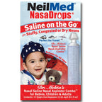 Neil Med NASA Drops Saline Vials, 15 Single-Use Ampoules, 0.5 Fl Oz