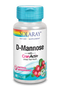 Solaray CranActin D-Mannose, Urinary Tract Health, 1,000 mg, 60 VegCaps