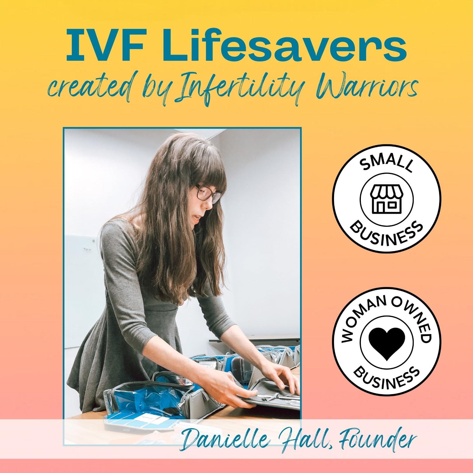 The Deluxe IVF Support Kit from MyVitro | Great IVF Gift | IVF Organizer | 6 Products | IVF Must Haves | White Color