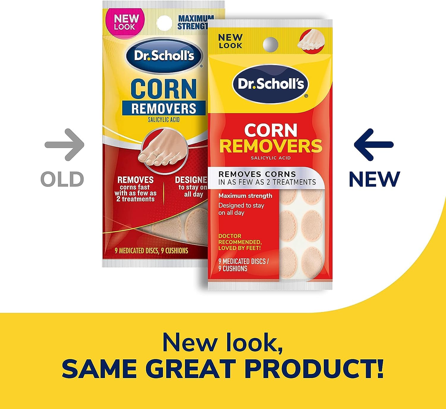 Dr. Scholls Corn Removers, Maximum Strength, 9 ct.
