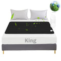 Grounding Mat for Bed, Grounding Bed Cover Kit, Grounded Earth Connected Grounding Pad,Grounding Cord Included (Black, 27 * 78IN