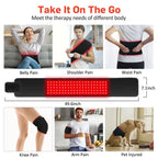 Red Light Therapy for Body, Infrared Light Therapy for Shoulder Waist Muscle Pain Relief, Upgraded 3 in 1 Led Beads, 660nm&850nm