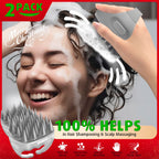 Cbiumpro 2-Pack Scalp Massager Shampoo Brush, Ultra Soft Silicone Scalp Scrubber Exfoliator Brush for Hair Growth & Dandruff Rem