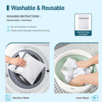 Carer Adult Diaper Cover Unisex Washable Incontinence Boxer Briefs Enclosed Elastic, Widened Waistband Design Leakproof Incontin