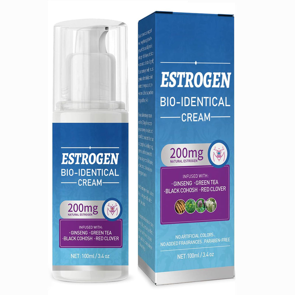 Estrogen Cream, 100ML Natural Estrogen Cream for Women Menopause, Balance Support for Body, Menopause Relief