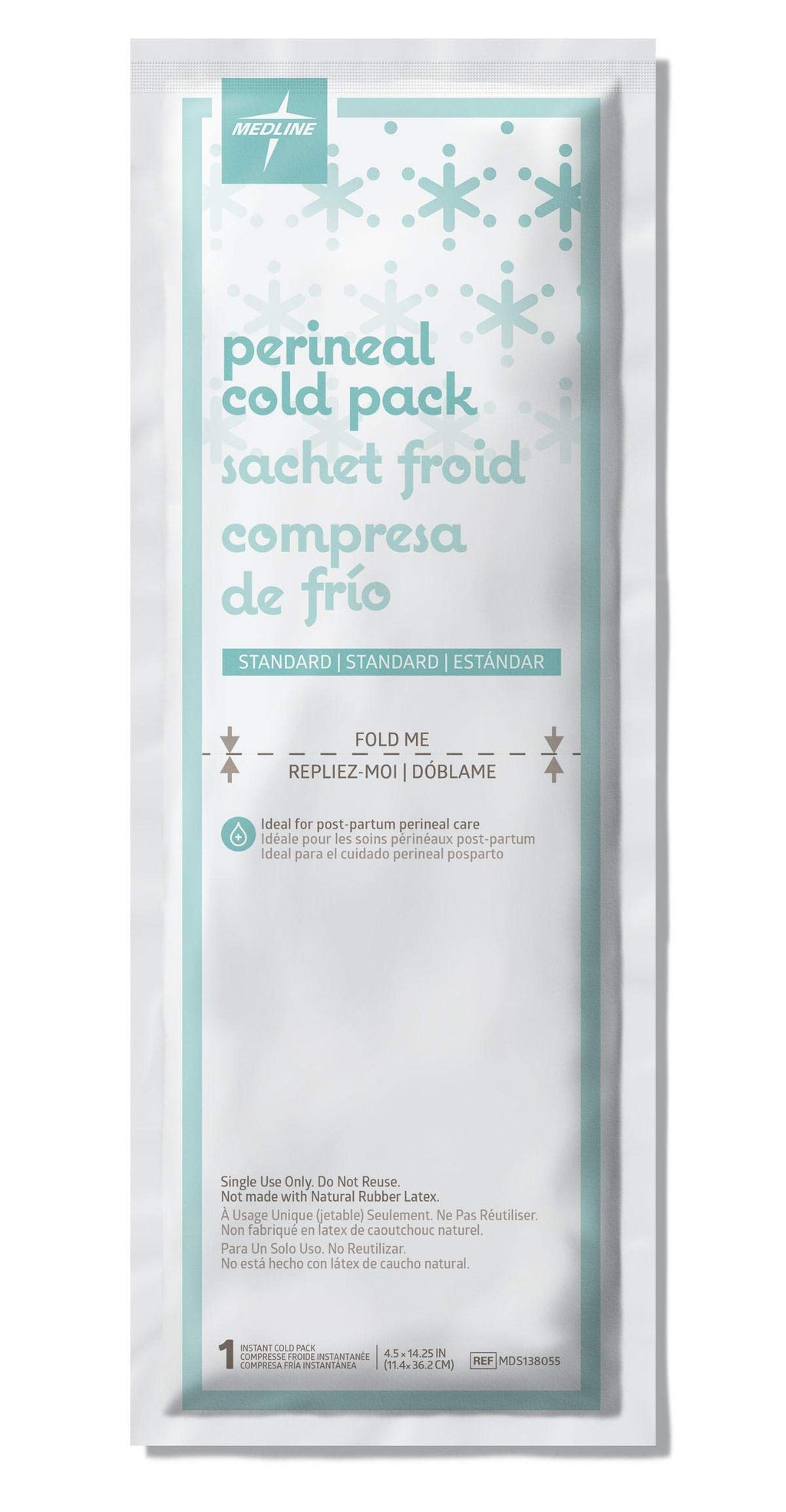 Medline Perineal Cold Packs for Postpartum Care (24 Count) Each Absorbent Pad is 4.5  x 14.25  Perfect for your After Delivery P