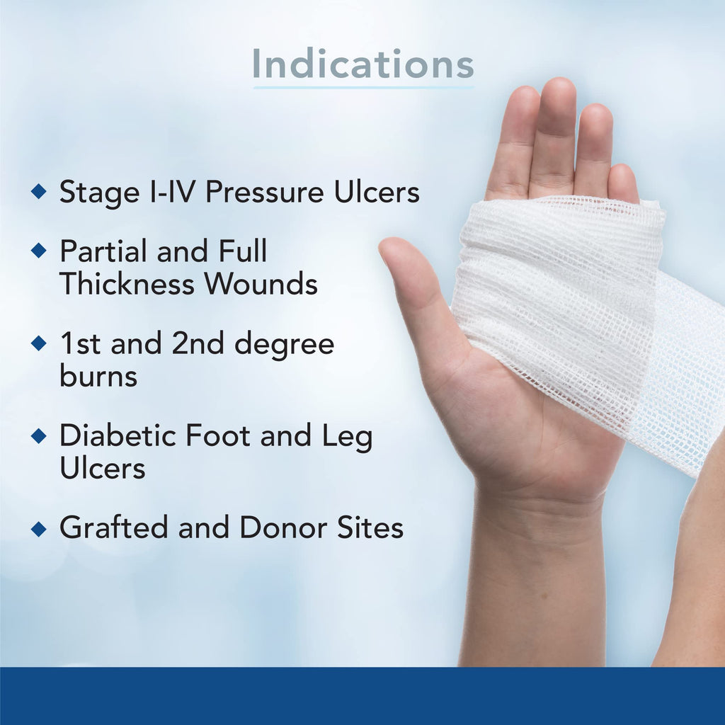 Silver-Sept Silver Skin and Wound Gel, 3 oz. Tube for Foot and Leg Ulcer Treatment, 1st and 2nd Degree Burn Care
