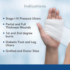 Silver-Sept Silver Skin and Wound Gel, 3 oz. Tube for Foot and Leg Ulcer Treatment, 1st and 2nd Degree Burn Care