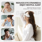 BEINKAP Eye Massager, New Year Birthday Gifts for Women, FSA HSA Eligible Eye Massager with Heat, Eye Mask Eye Massager for Migr