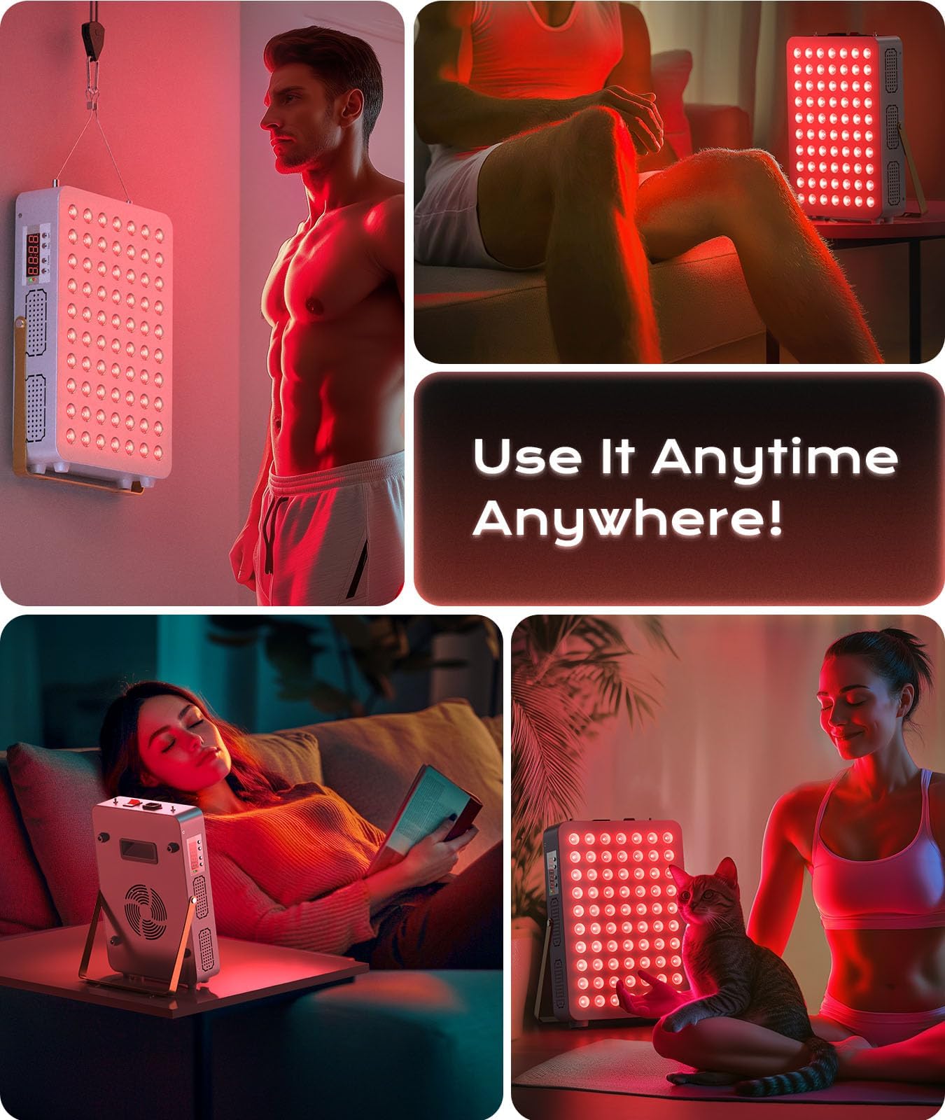 Red Light Therapy, [Fast Visible Results] Infrared Light Therapy Clinical Grade with 70 Dual Chip Near-Infrared Light 660nm 850n