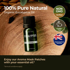 Gya Labs Organic Eucalyptus Essential Oil for Diffuser - 100% Pure Natural Eucalyptus Oil Organic for Skin, Hair, Soap Making &