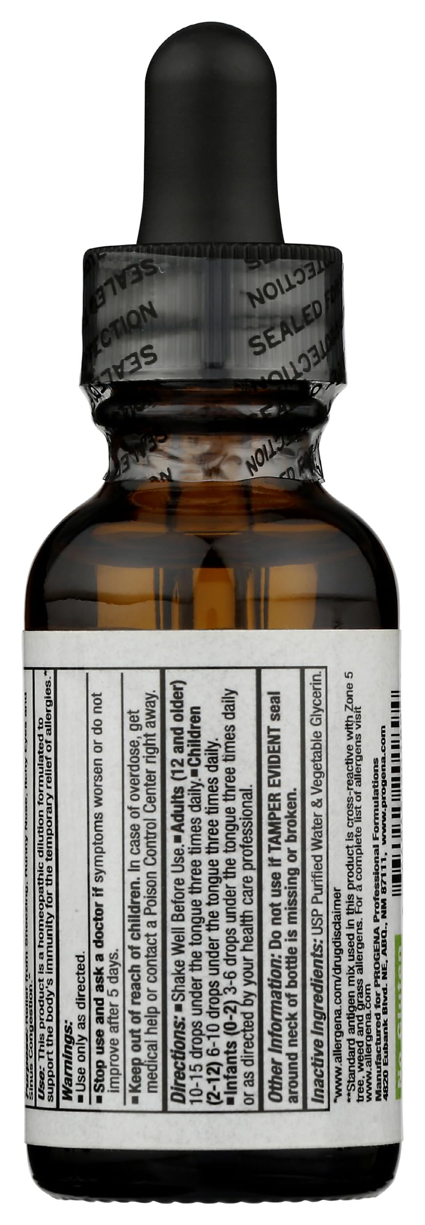 PROGENA Allergena Texas Cedar Fever (1 Fl Ounce, Kids)