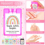 Dansib 24 Pack Teacher Appreciation Gifts for Women Mini Hand Sanitizer Spray Travel Size Hydrating Hand Sanitizer Pocket Spray