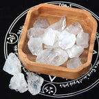 1.1lb Bulk Raw Clear Quartz Stone Rough Crystal-Natural Clear Quartz Raw Stones Crystal for Tumbling, Cabbing, Fountain Rocks, D