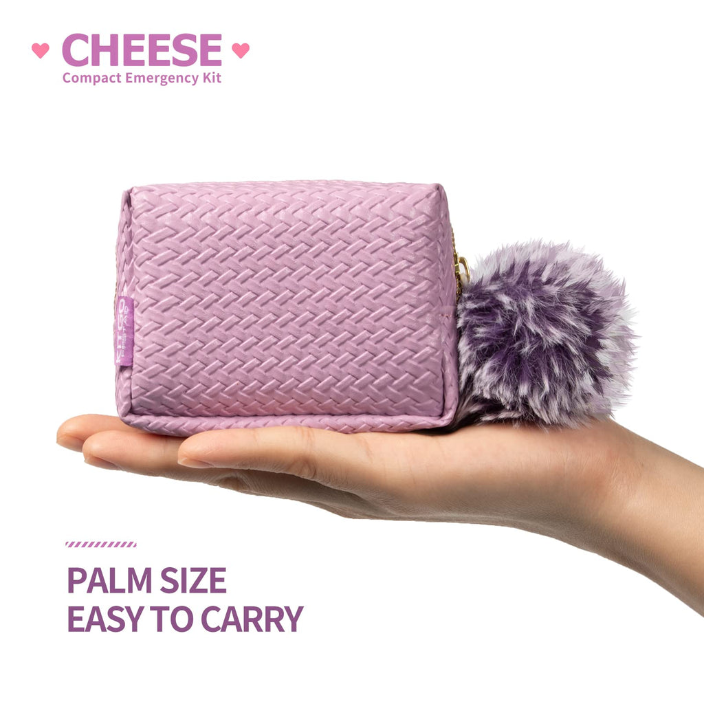 Kitgo MINI Bag Emergency Kit for Purse with 38 Pcs First Aid Items Womens Gift for Mothers Day, Best Friend, Bride, Daughter, G