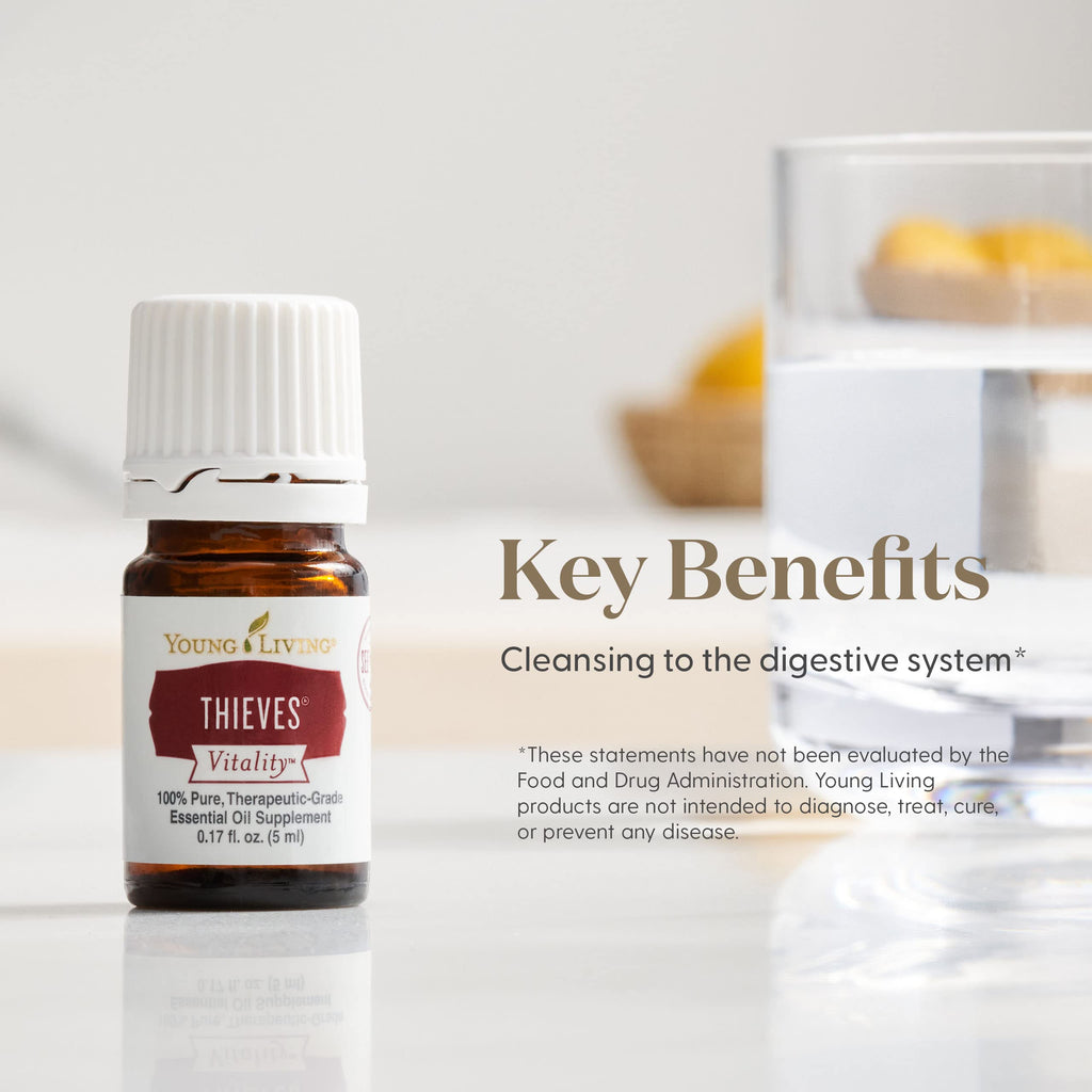 Young Living Thieves Vitality Essential Oil, 5 Milliliters, Dietary