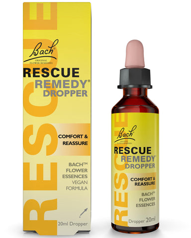 RESCUE REMEDY Dropper, 20mL Natural Homeopathic Stress Relief