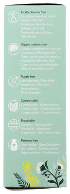 NATRACARE Mini Pant Liners, Unscented, (Pack of 30)