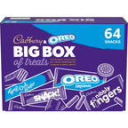 Cadbury & OREO Biscuit 64 Selection Bulk Box of Treats 1.8kg, Hamper, Milk Chocolate Fingers, Time Out, Snack I Sharing Big Bisc