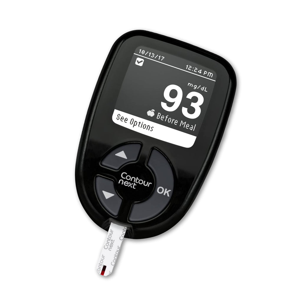 Ascensia CONTOUR NEXT Blood Glucose Monitoring System - All-in-One Kit for Diabetes with Glucose Monitor and 20 Test Strips For