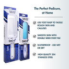 DeEnti Callus Maintenance Pack, Bundle Includes Mint Scented Callus Remover, Metal Foot Rasp, Foot File, and 4 Pairs of Gloves,