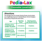Pedia-Lax Laxative Chewable Tablets for Kids, Ages 2-11, Watermelon Flavor, 30 Count, Pack of 3