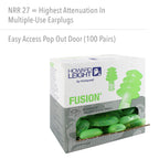 C-Fusion Earplug Sml Corded In Heatpack Cs