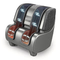 Homedics Deluxe Foot Massager & Calf Massager with Gentle Warmth, Rolling & Compression Massage, Adjustable Tilt, Washable Liner