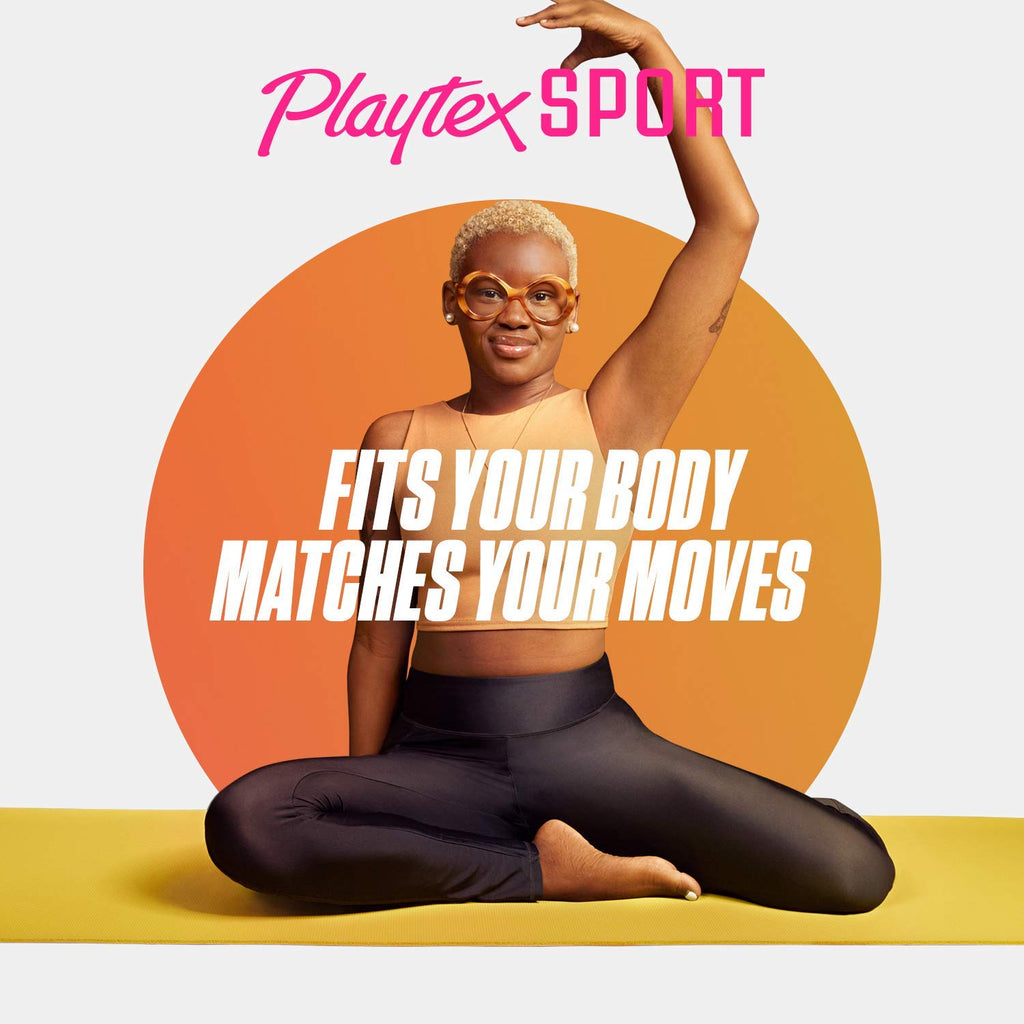 Playtex Sport Tampons, Super Absorbency, Fragrance-Free - 18ct