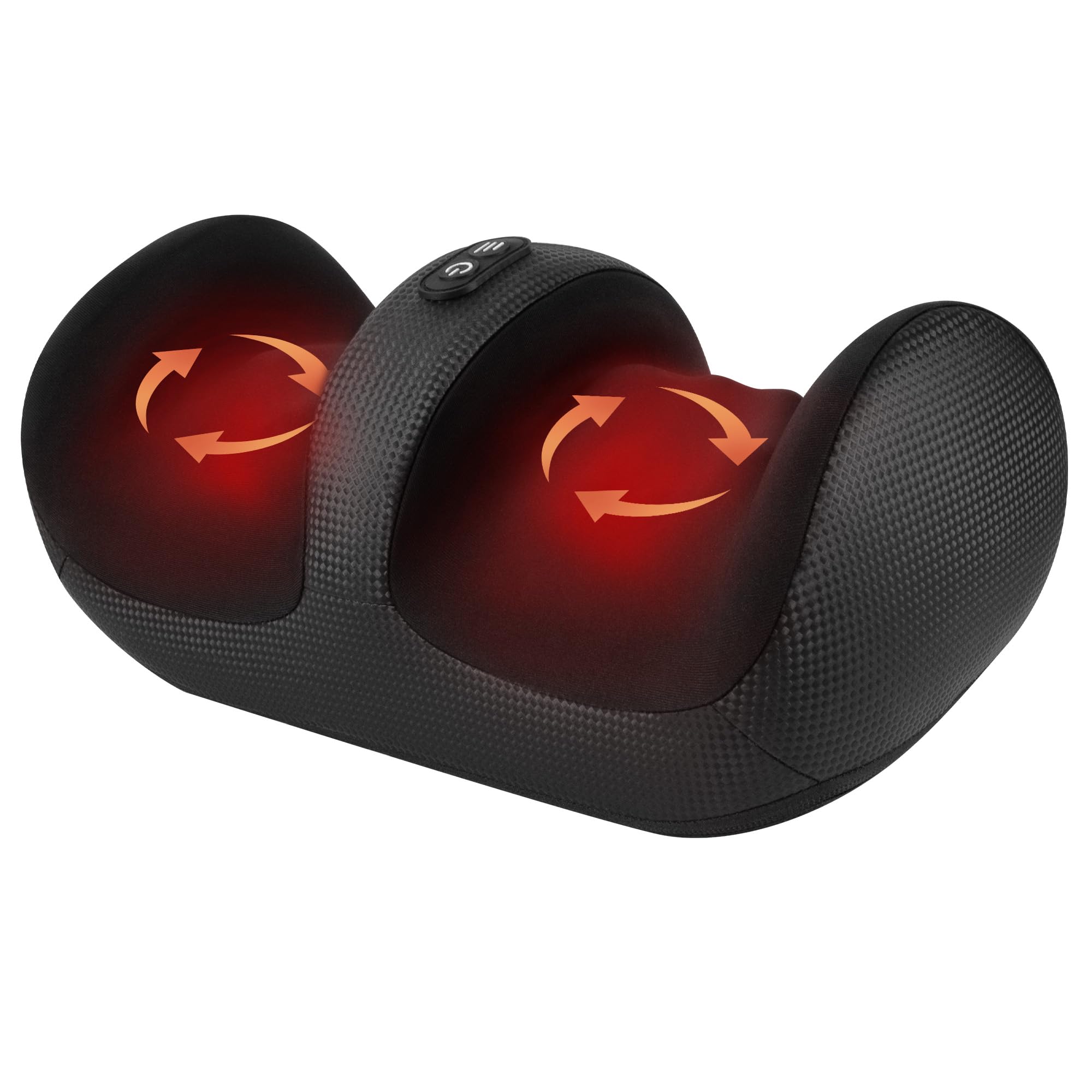 Nekteck Shiatsu Foot Massager with Heat, Foot and Calf Massager with Massage Roller, Lightweight and Compact, Suitable for Offic