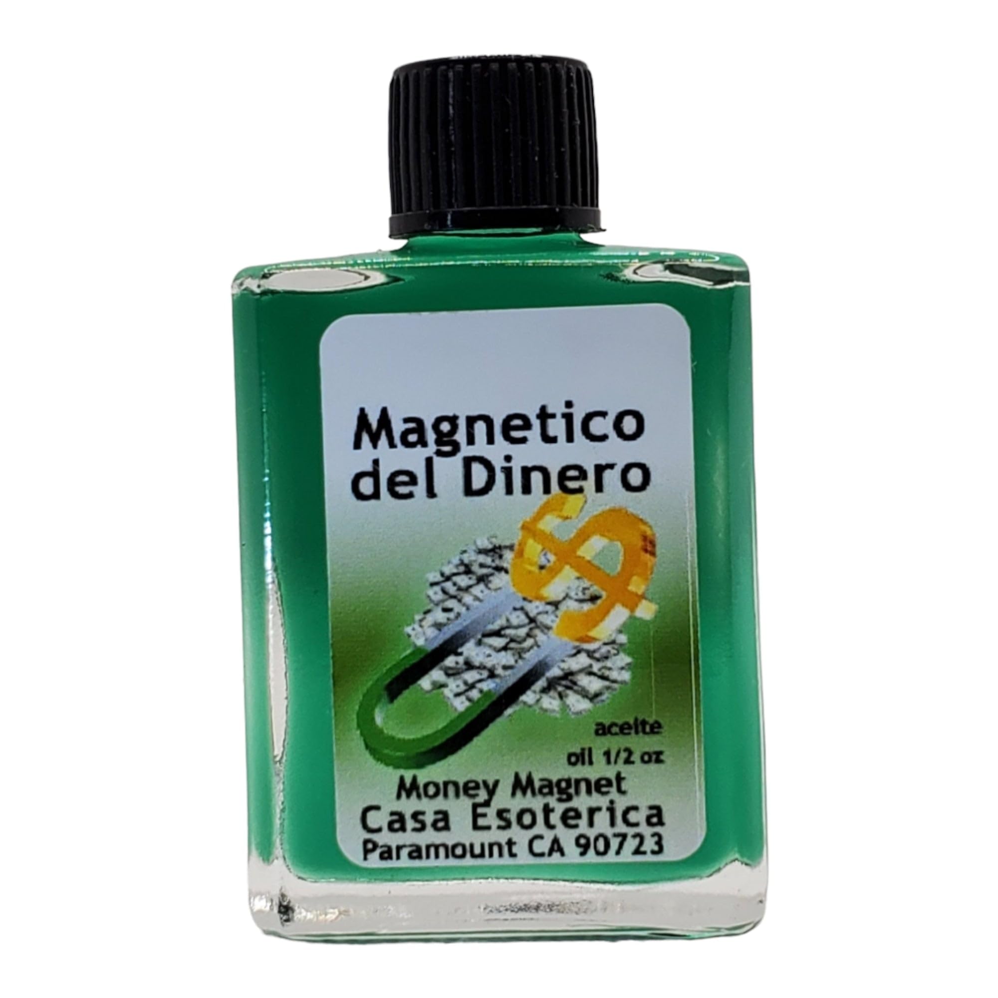 Money Magnet Oil (magnetico del Dinero Aceite) Spiritual Anointing Oil by CASA ESOTERICA MAGICK SPACE - Financial Abundance - At