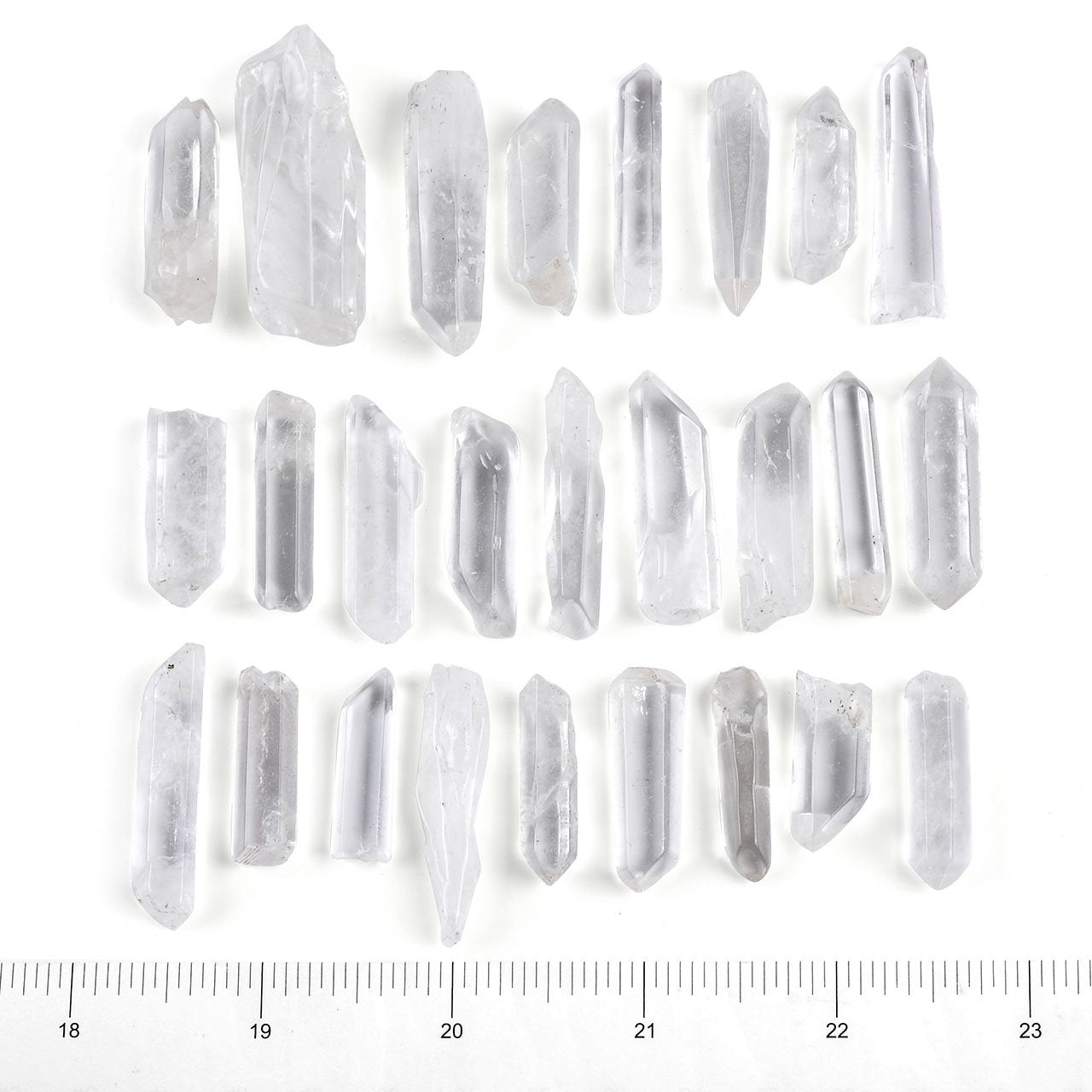 Top Plaza 0.44lb Bulk Irregular Shape Polished Clear Quartz Crystal Points 0.59-1.57'' Natural Tumbled Stones for Decor Reiki Cr
