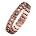 Feraco Copper Bracelet for Men-Magnetic Bracelets 99.99% Pure Copper Jewelry Gift with Adjustable Sizing Tool, Magnetic Field Th