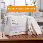 McKesson Incontinence Pads for Adult Women and Men [Pack of 20] Bladder Control and Postpartum Liners, Light Absorbency