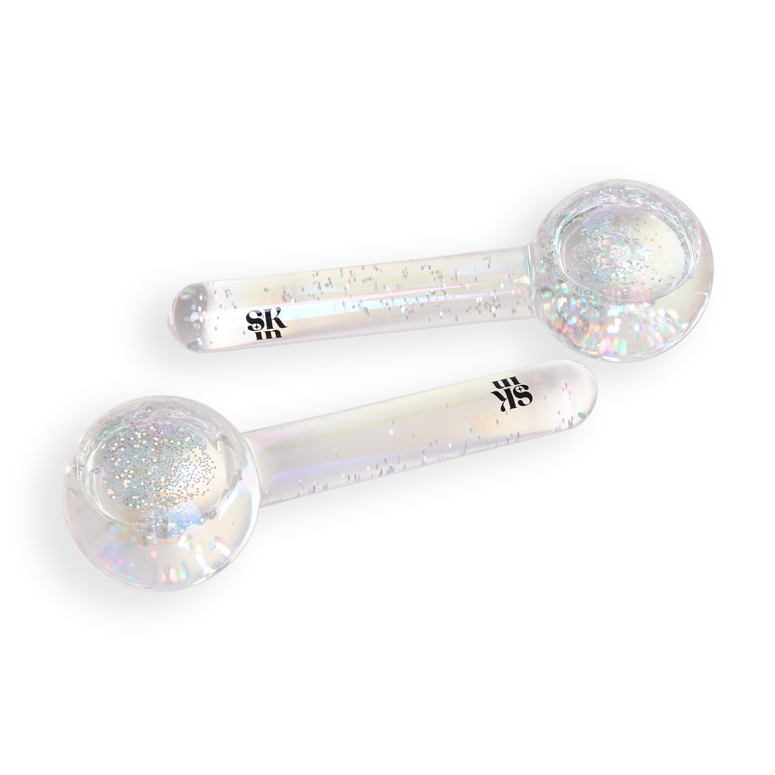 Revolution Skin Ice Globes, Cooling Glass Facial Skincare Tool for Face, Neck & Eyes, Soothe & Relax Skin, Fridge-Safe