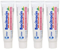 (4 Pack) Globe Bacitracin Zinc Ointment + Aloe 1oz, Antibiotic Ointment, Essential Antibiotic First Aid Supplies, Healing Action