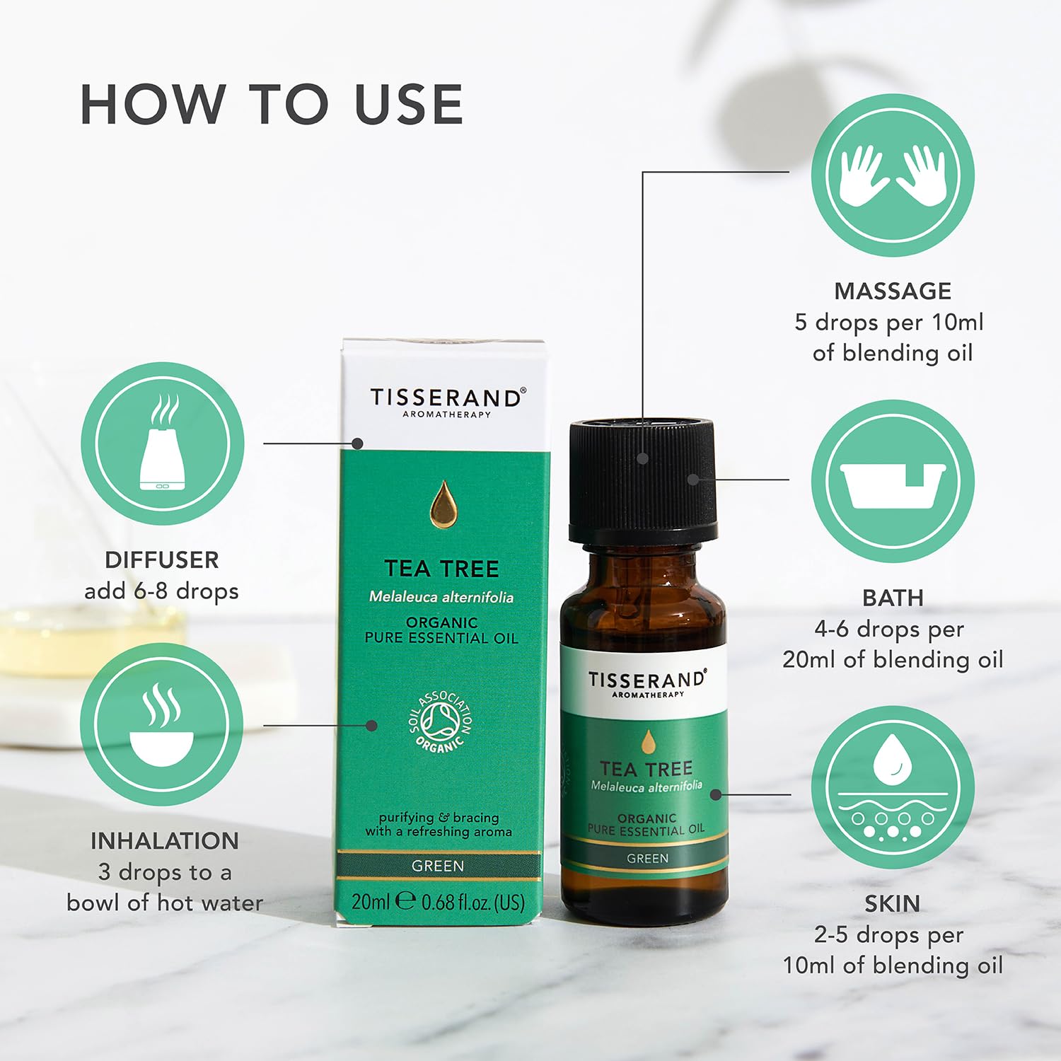 Tisserand Tea Tree, 0.68 Ounce